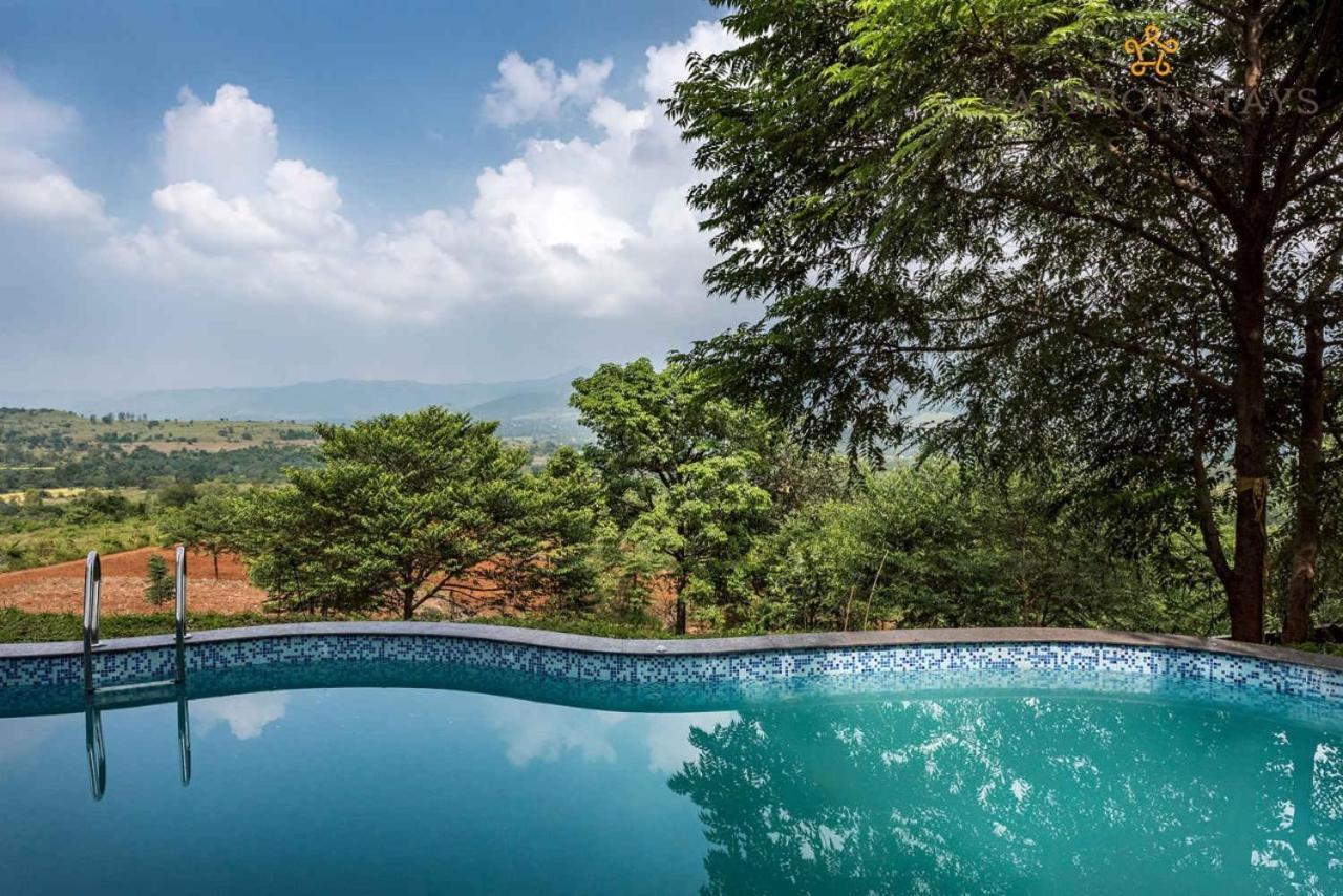 Saffronstays Niramay, Torna-Rajgad - Rustic Pool Villa With A Gazebo And Great Forest Views Marg Asni 외부 사진